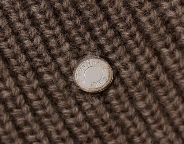 에르메스 하이 칼라 스웨터 베이지 신 34