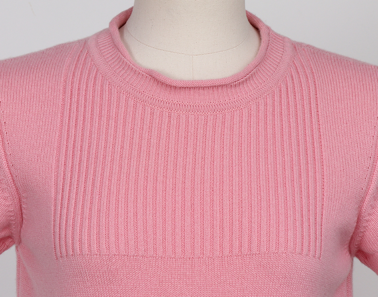 에르메스 숏 슬리브 스웨터 로즈 38