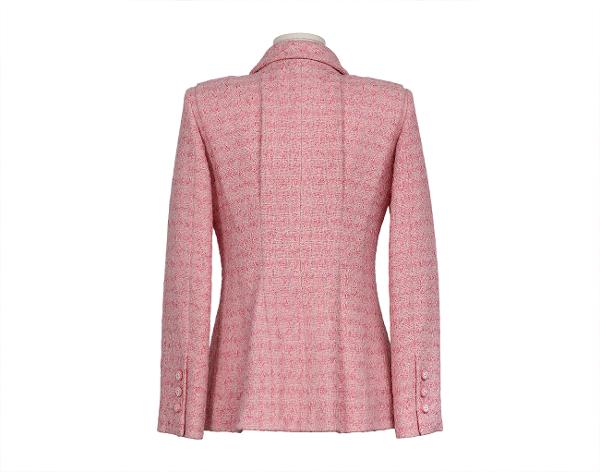 샤넬 트위드 재킷 핑크 36