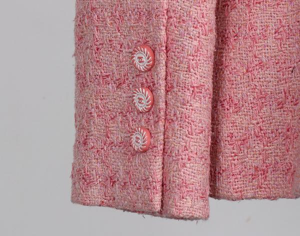 샤넬 트위드 재킷 핑크 36