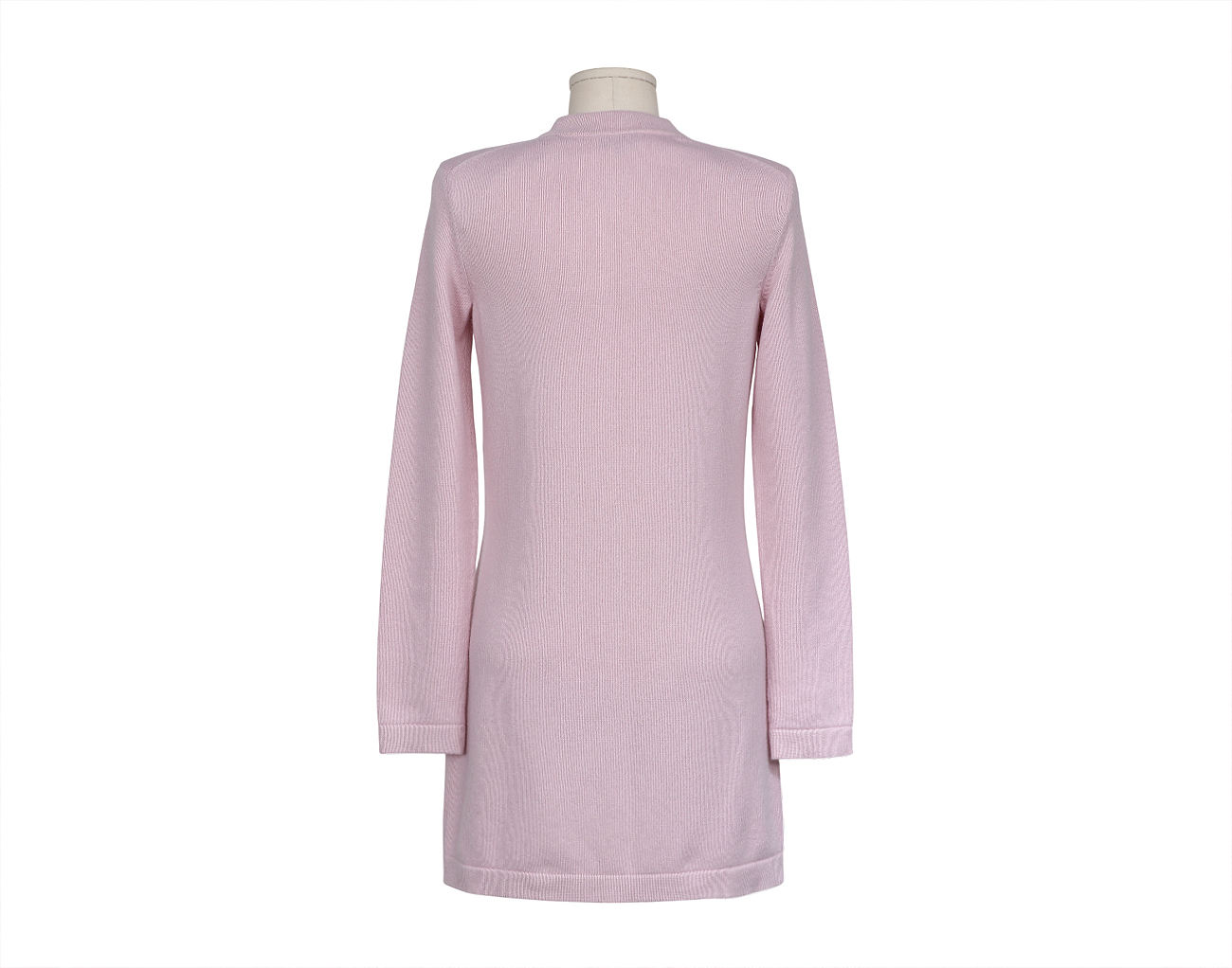 샤넬 럭키 참 버튼 가디건 드레스 라이트 핑크 36