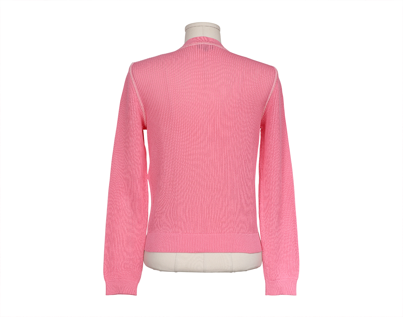 샤넬 펄 버튼 풀오버 핑크 36