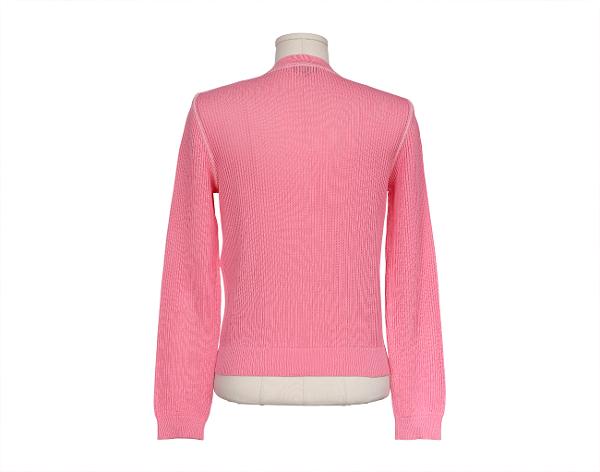 샤넬 펄 버튼 풀오버 핑크 36