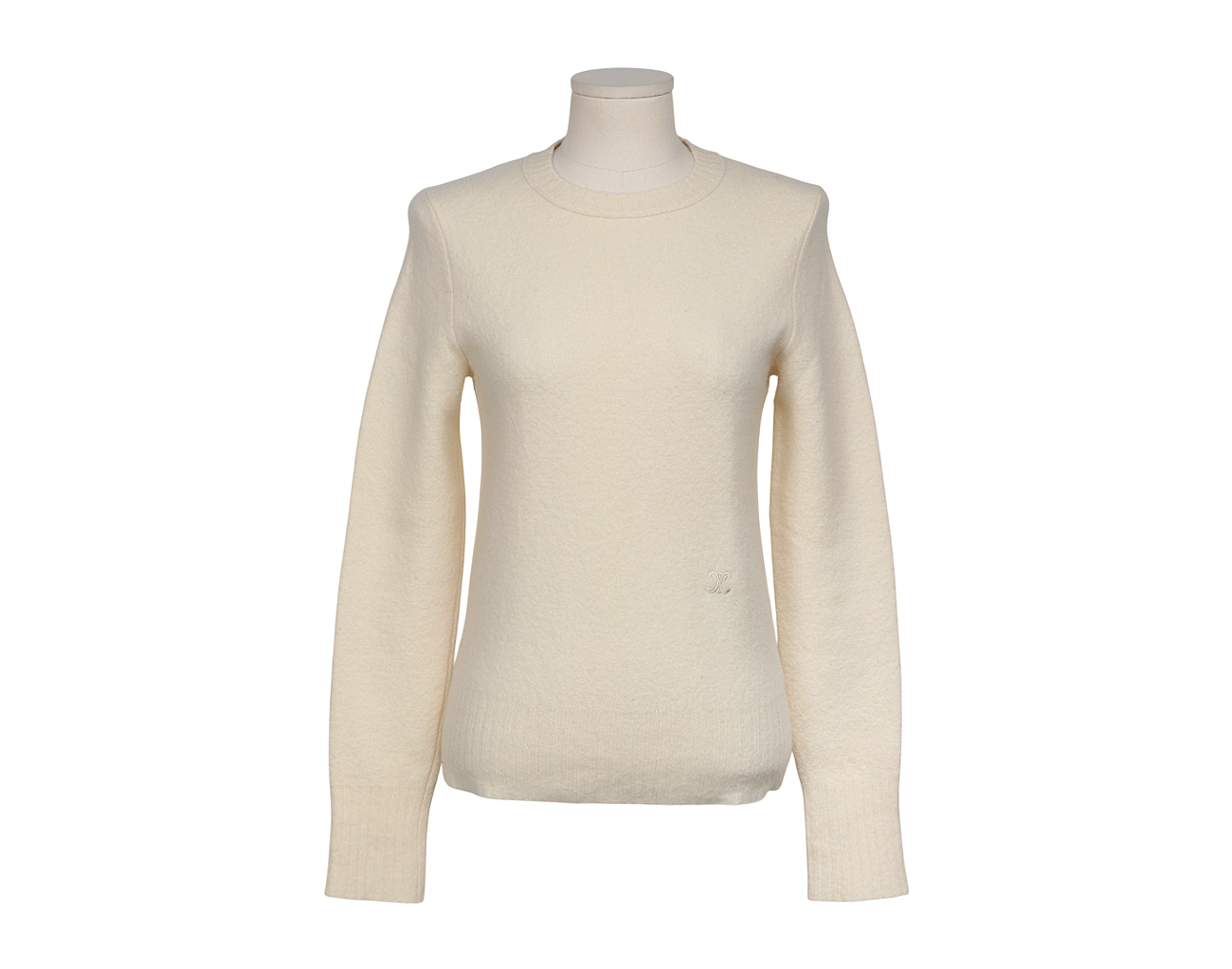 셀린느 트리옹프 니트 아이보리 XS