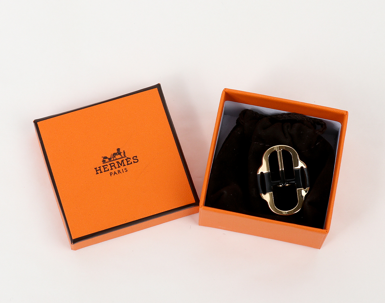 에르메스 미니 부클레 트윌리 링 퍼마브래스 블랙
