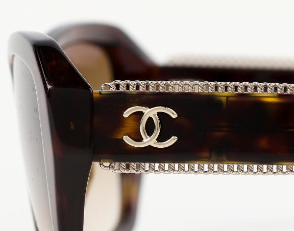 샤넬 버터플라이 선글라스 브라운