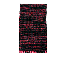 샤넬 CC 캐시미어 트위드 머플러 버건디 블랙