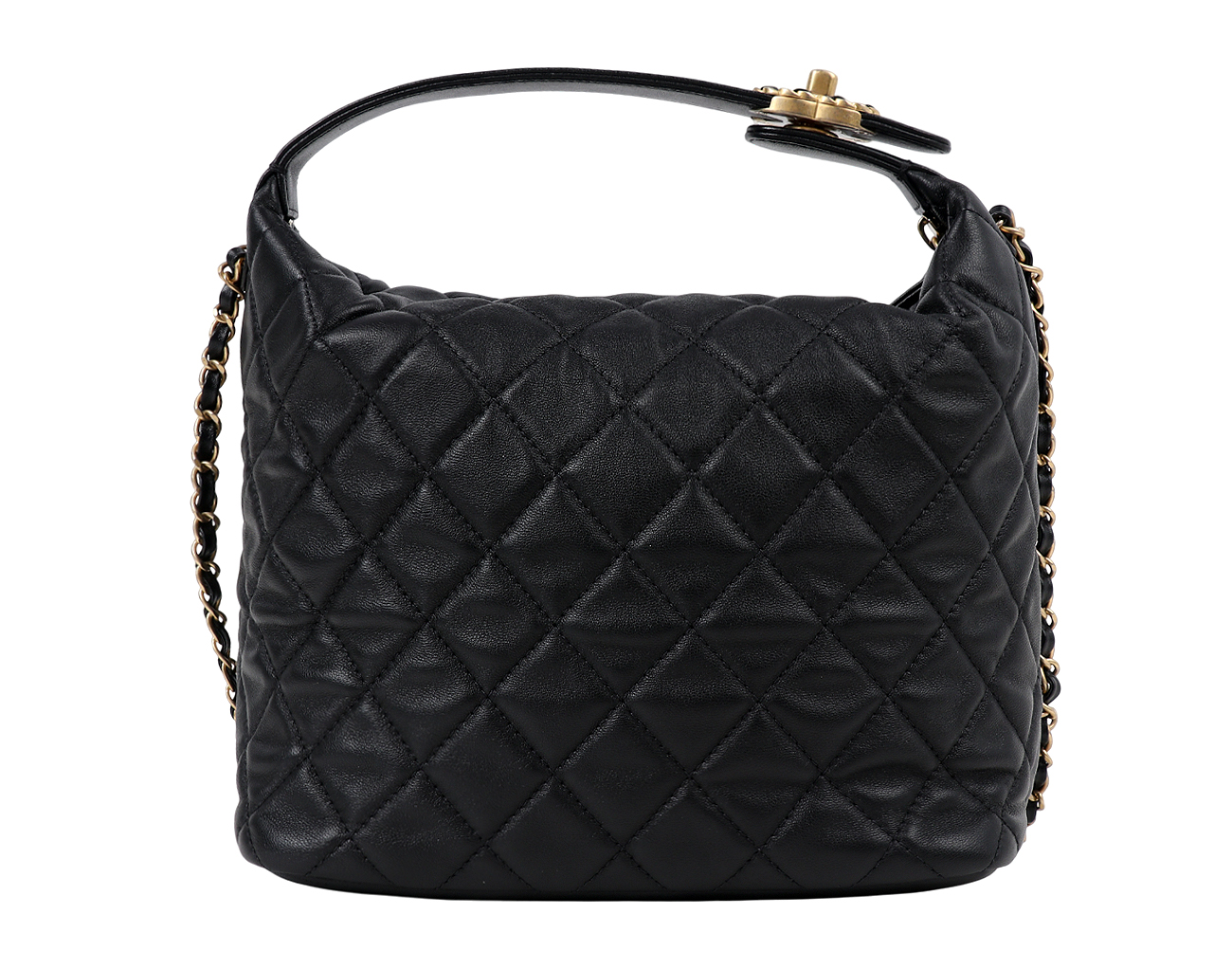 샤넬 19 호보백 블랙 빈티지 금장