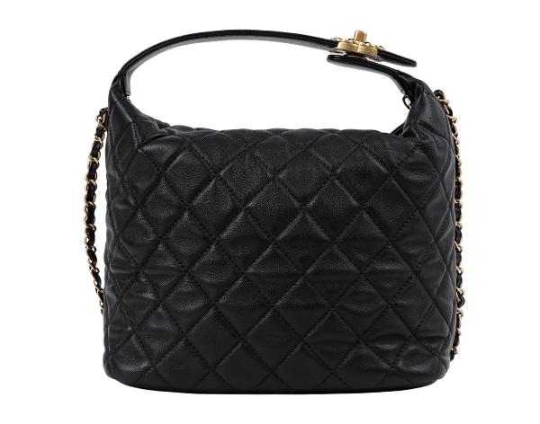 샤넬 19 호보백 블랙 빈티지 금장