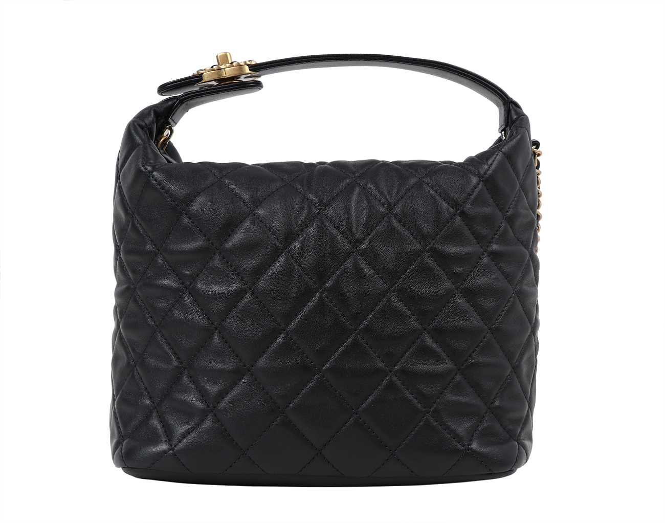 샤넬 19 호보백 블랙 빈티지 금장