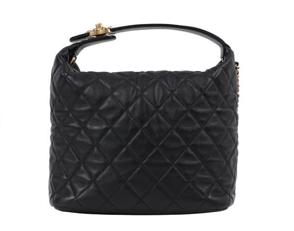 샤넬 19 호보백 블랙 빈티지 금장