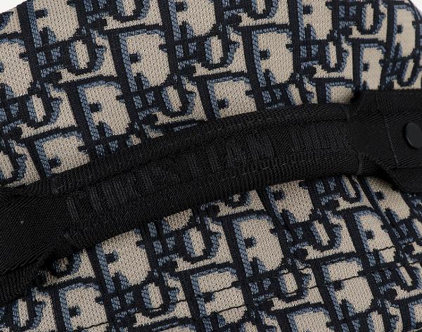 디올 트래블 백팩 오블리크 자카드 블루