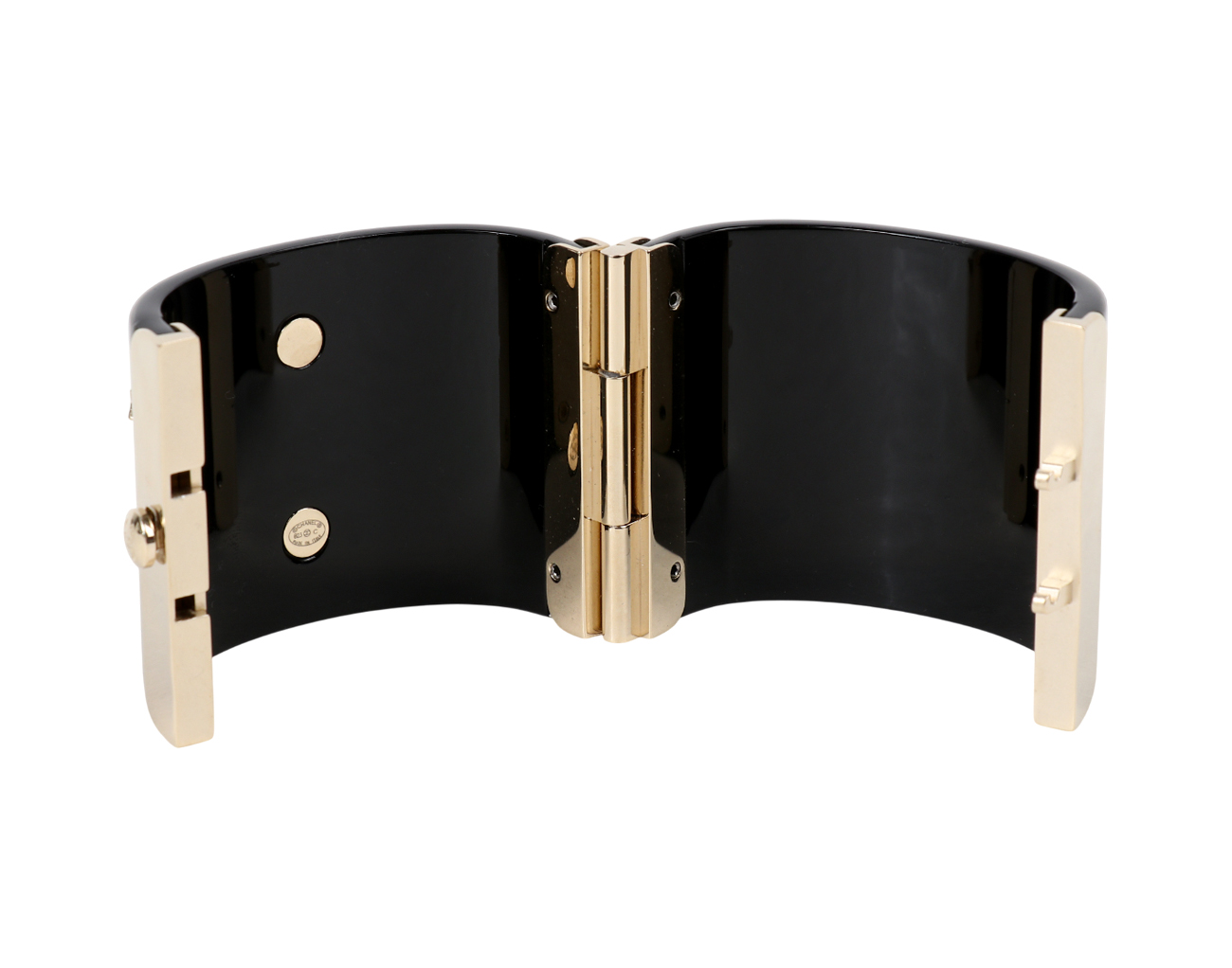 샤넬 스타 CC 커프 브레이슬릿 블랙