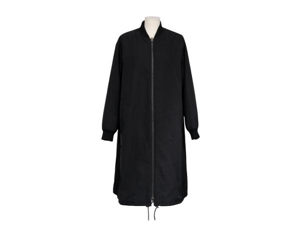 이브살로몬 아미 리버시블 밍크 코트 다크 그레이 블랙 34