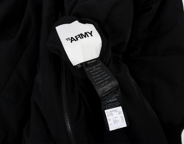 이브살로몬 아미 리버시블 밍크 코트 다크 그레이 블랙 34