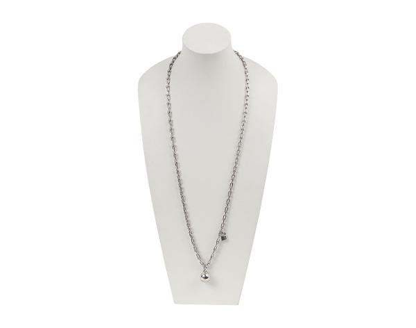 티파니앤코 하드웨어 스몰 랩 네크리스 실버