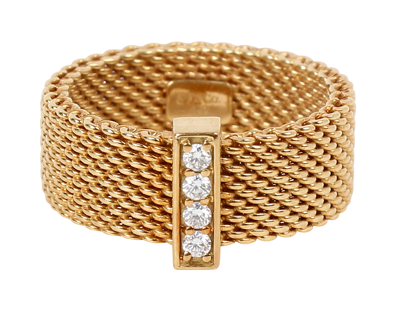 티파니앤코 서머셋 링 옐로우골드 다이아몬드