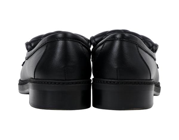 샤넬 CC 턴락 퀼티드 로퍼 블랙 36 1/2C