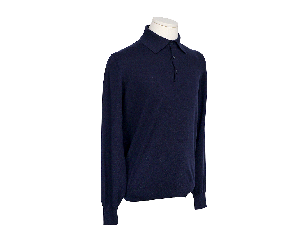 브루넬로 쿠치넬리 캐시미어 폴로 니트 네이비 48