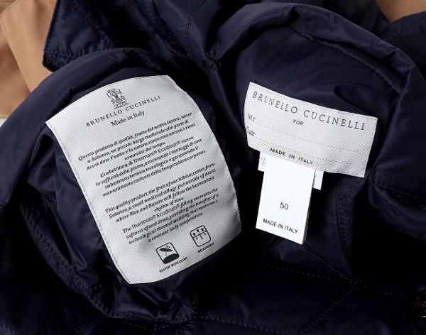 브루넬로 쿠치넬리 리버시블 재킷 베이지 네이비 50