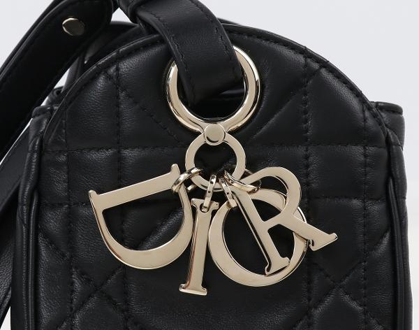 디올 D 모션 스몰 매크로까나쥬 블랙