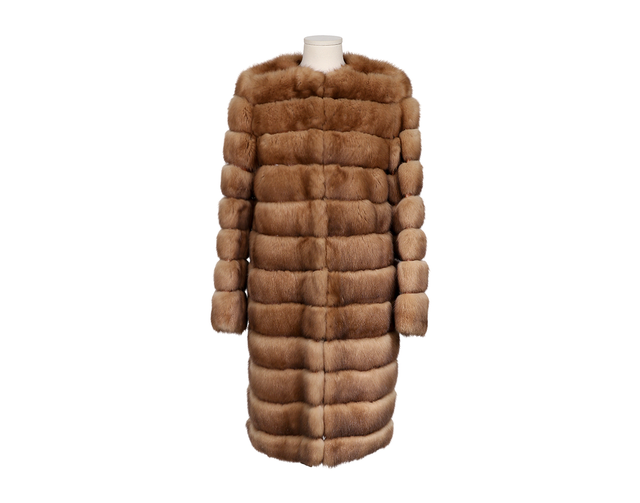 21 드페이 세이블 코트 골드 베이지 40