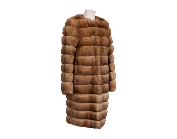 21 드페이 세이블 코트 골드 베이지 40