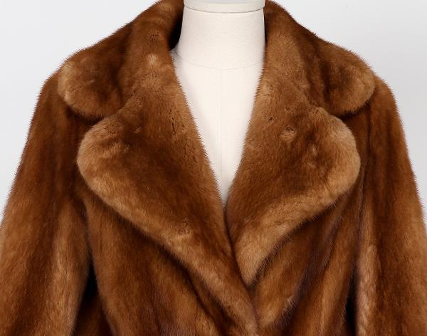 시모네타 라비짜 밍크 코트 브라운 38