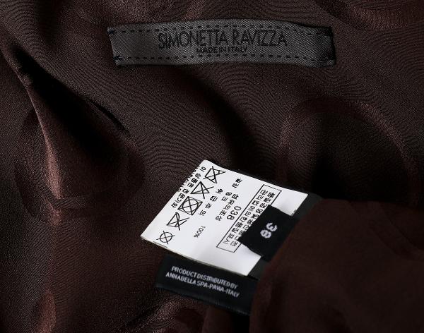 시모네타 라비짜 밍크 코트 브라운 38