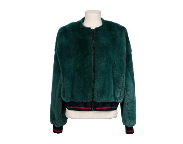 이네제 마레샬 밍크 재킷 그린 34