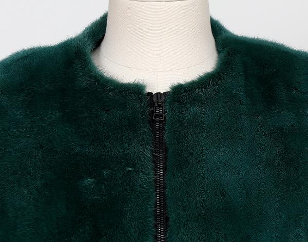 이네제 마레샬 밍크 재킷 그린 34