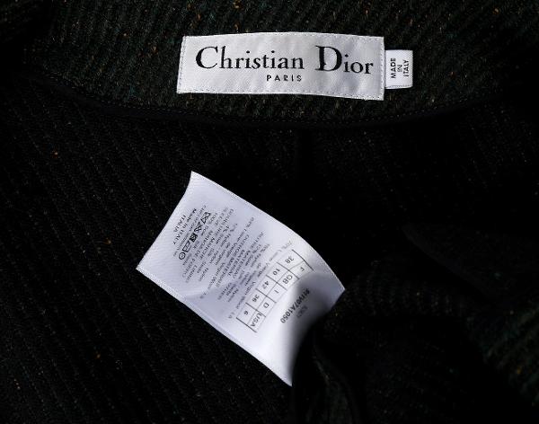 디올 블레이저 재킷 카키 38