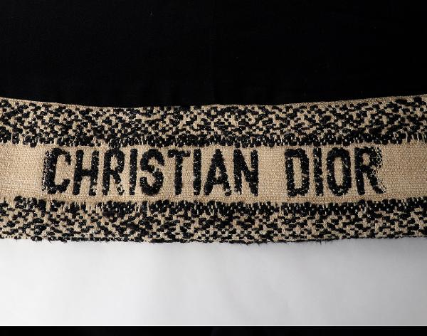 디올 체크 블레이저 재킷 베이지 블랙 36