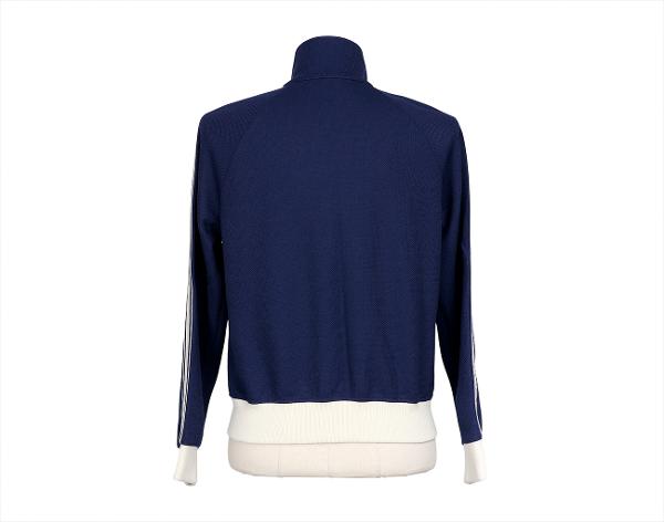 셀린느 크롭 트랙수트 재킷 네이비 오프 화이트 S