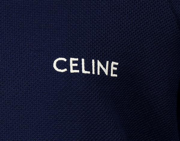 셀린느 크롭 트랙수트 재킷 네이비 오프 화이트 S