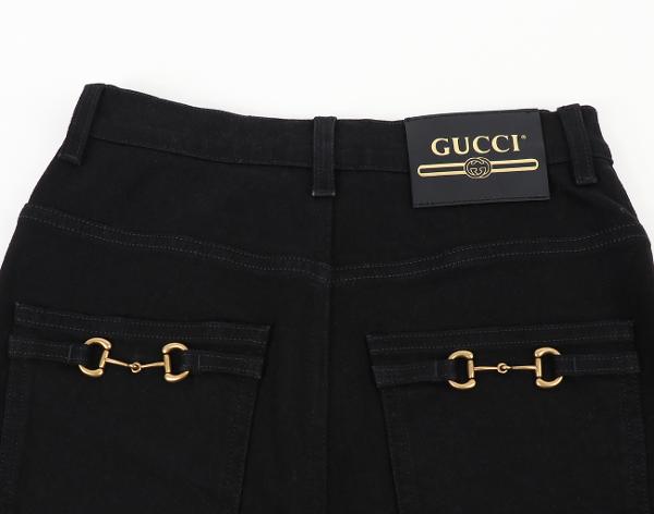 구찌 홀스빗 데님 팬츠 블랙 23