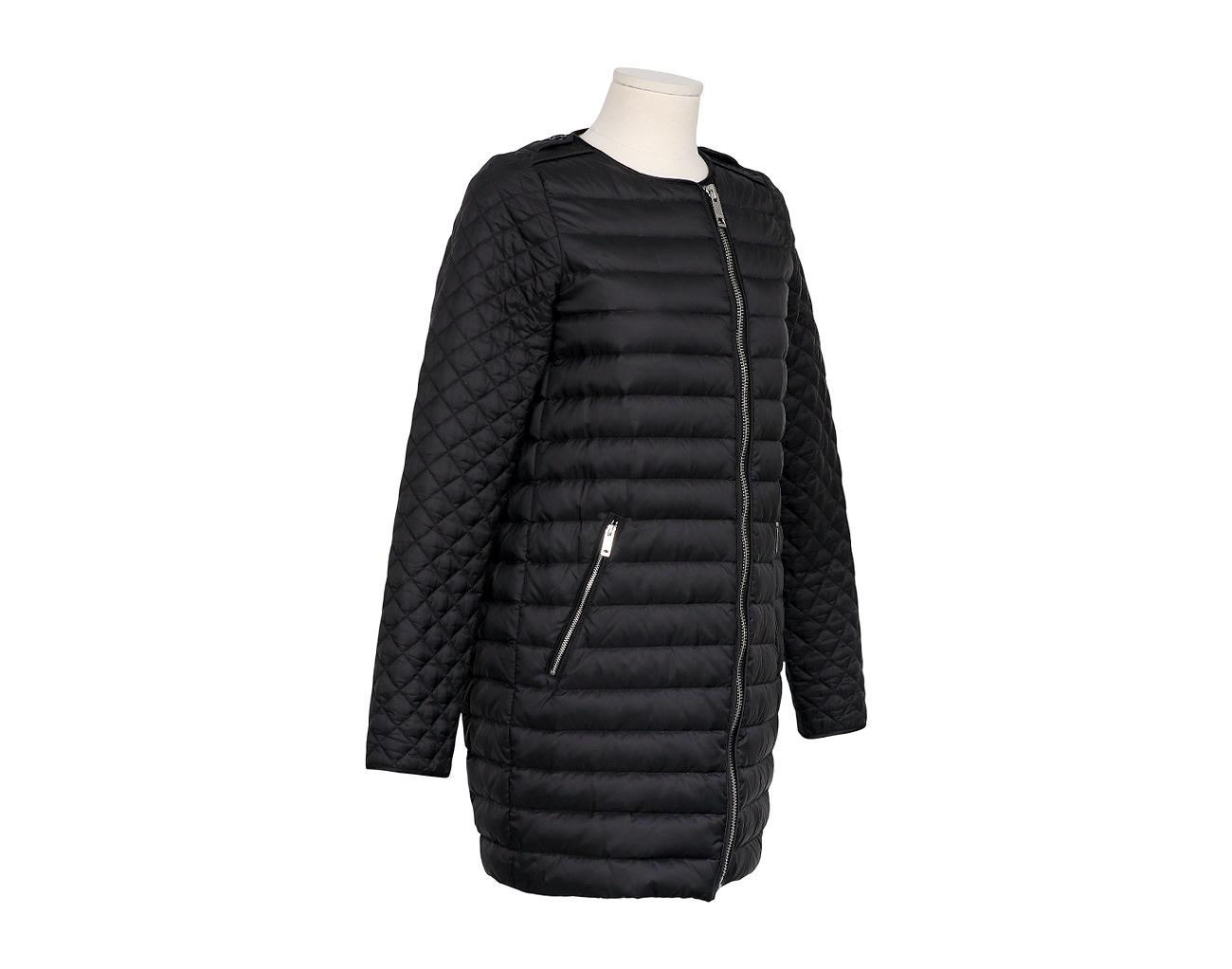 버버리 칠드런 퀼팅 다운 재킷 블랙 14Y