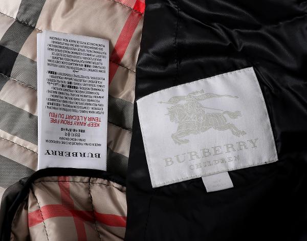 버버리 칠드런 퀼팅 다운 재킷 블랙 14Y