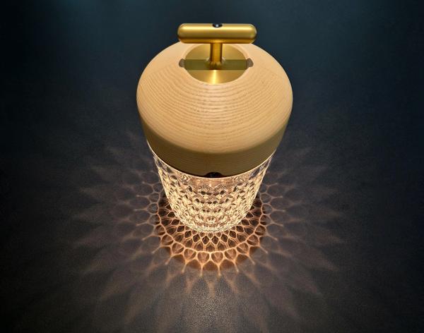 에르메스 생 루이 폴리아 포터블 램프 클리어 애쉬