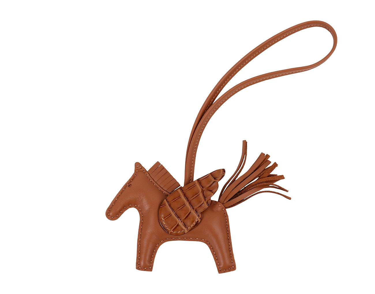 에르메스 페가수스 로데오 PM 터치 매트 엘리게이터 골드