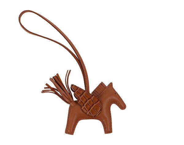 에르메스 페가수스 로데오 PM 터치 매트 엘리게이터 골드