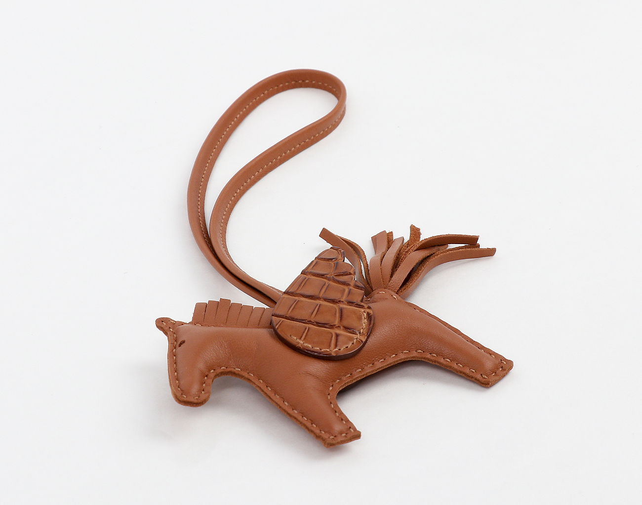 에르메스 페가수스 로데오 PM 터치 매트 엘리게이터 골드