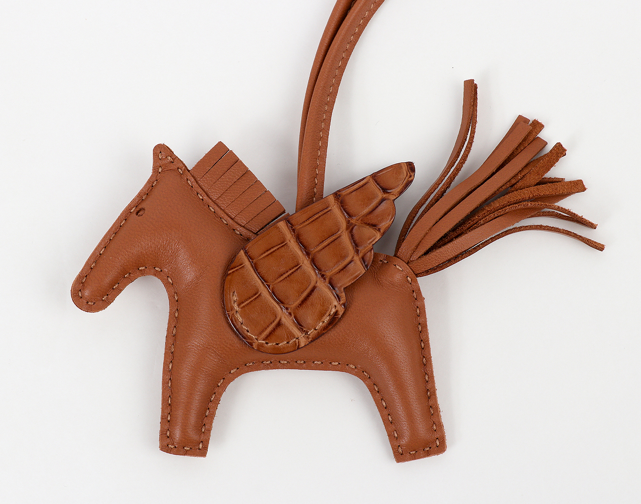 에르메스 페가수스 로데오 PM 터치 매트 엘리게이터 골드