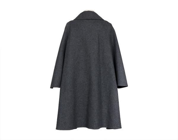 에르메스 캐시미어 케이프 코트 그리스 36