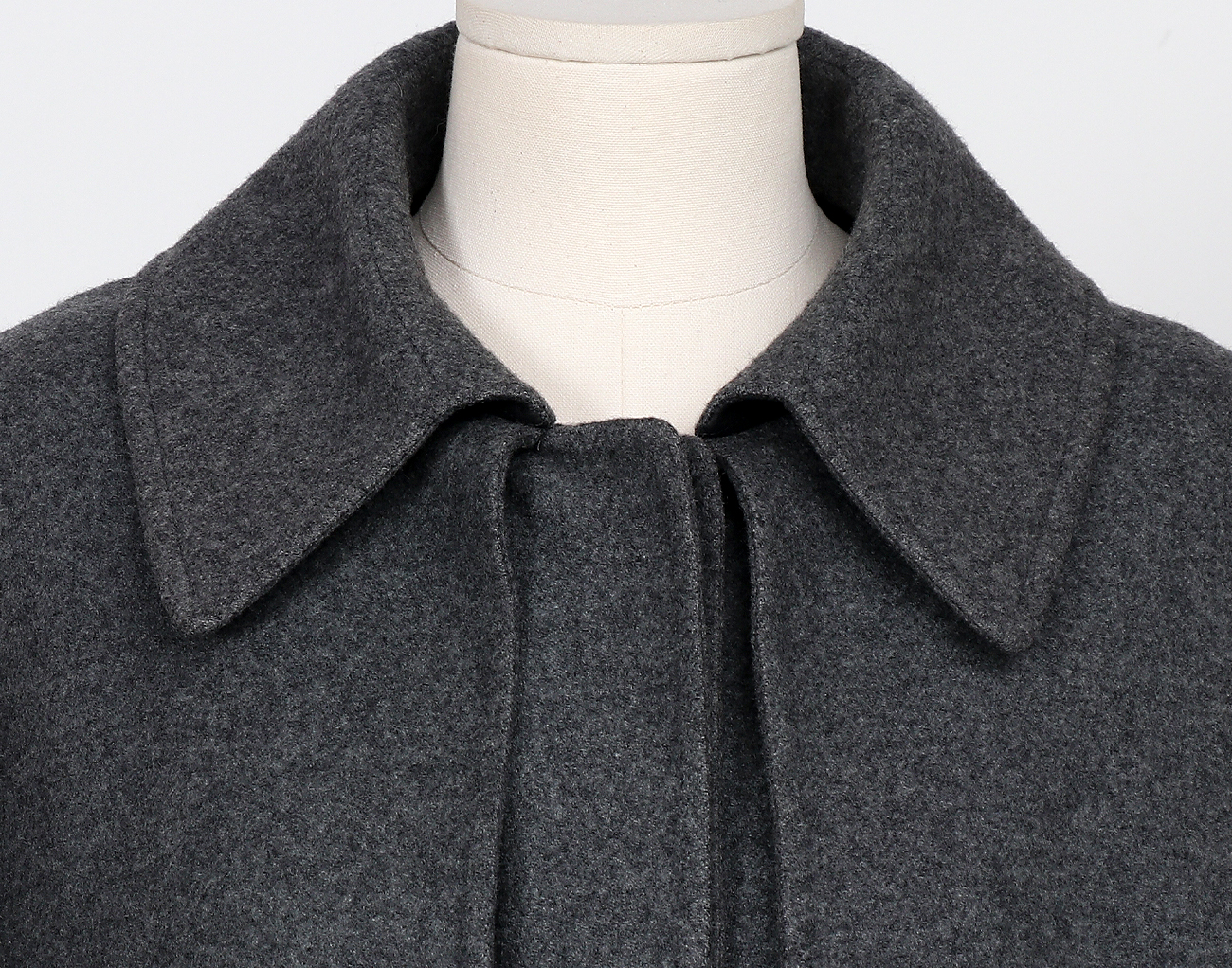 에르메스 캐시미어 케이프 코트 그리스 36