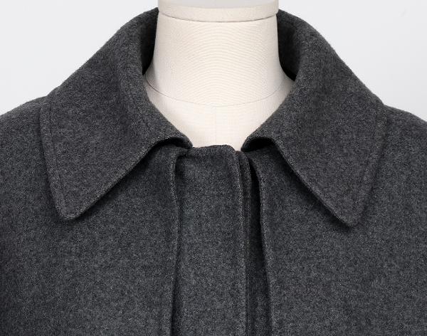 에르메스 캐시미어 케이프 코트 그리스 36