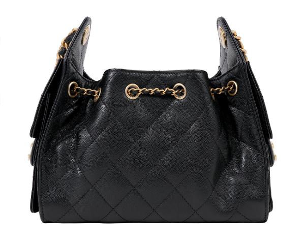 샤넬 25백 미니 블랙 금장 캐비어