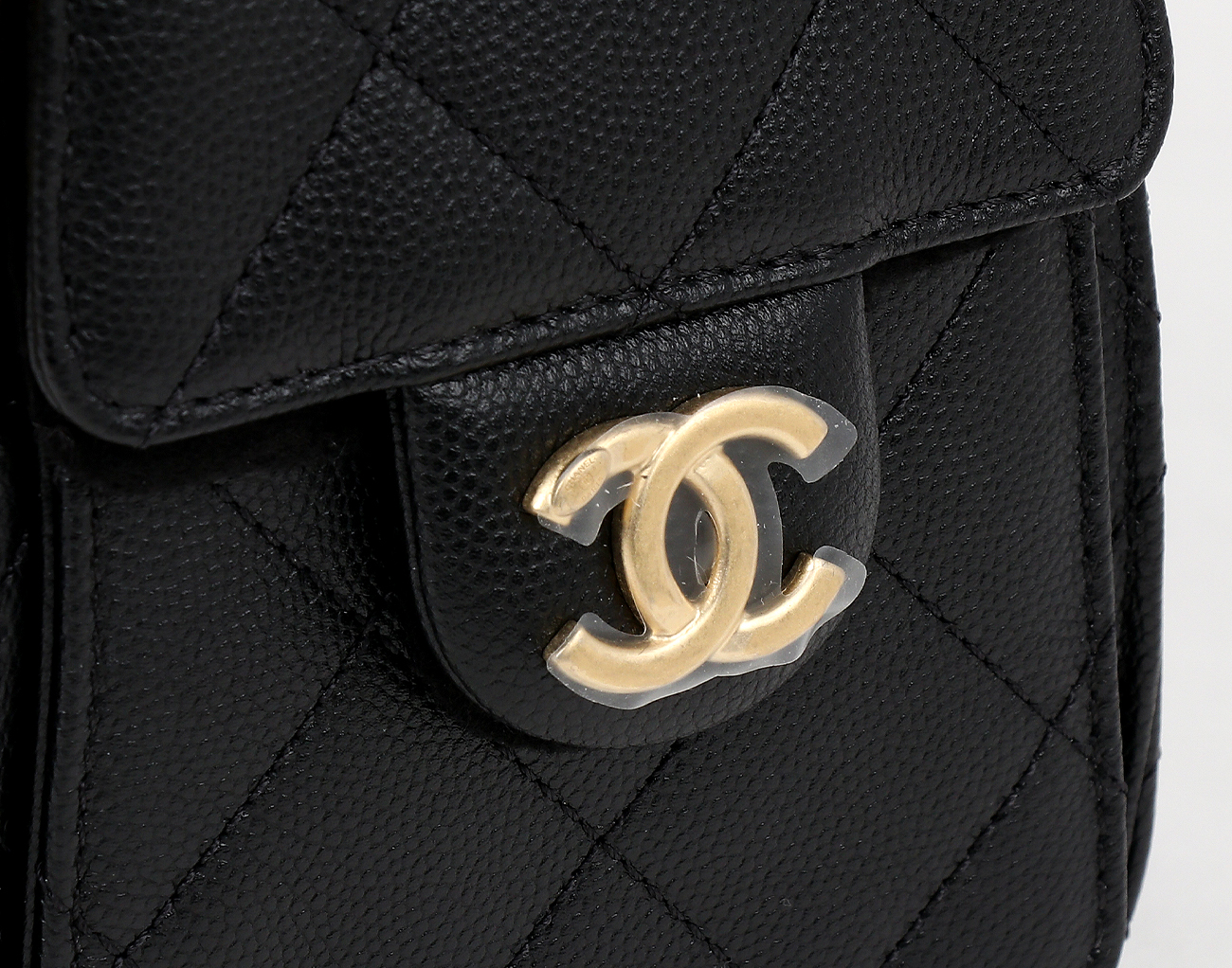 샤넬 25백 미니 블랙 금장 캐비어