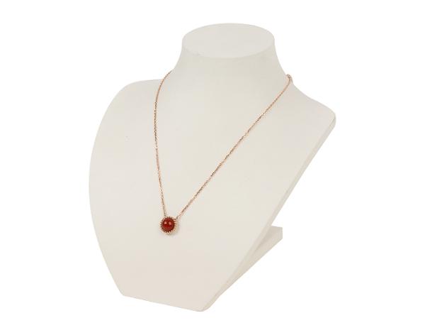 반클리프아펠 뻬를리 컬러 펜던트 로즈골드 커넬리언