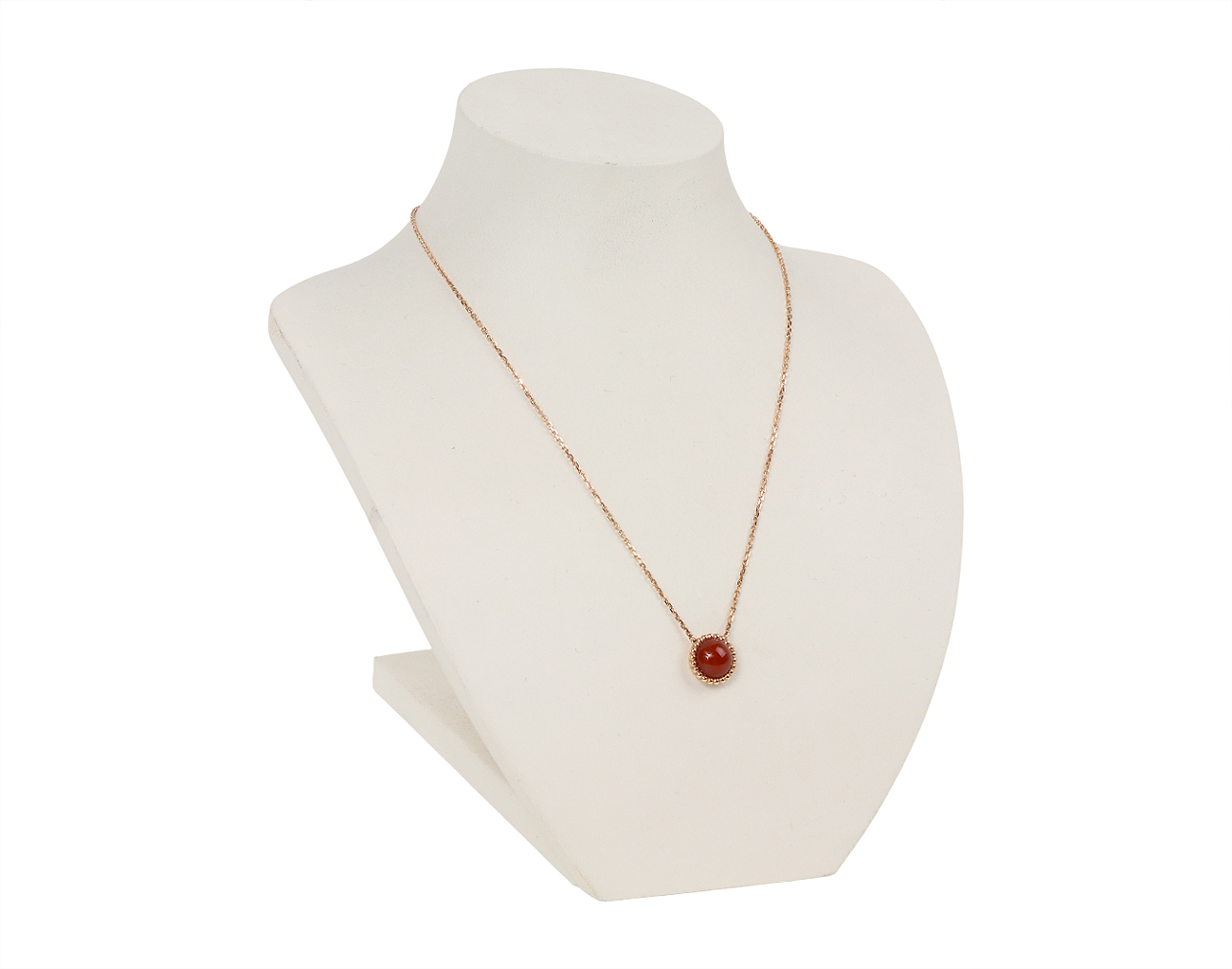 반클리프아펠 뻬를리 컬러 펜던트 로즈골드 커넬리언
